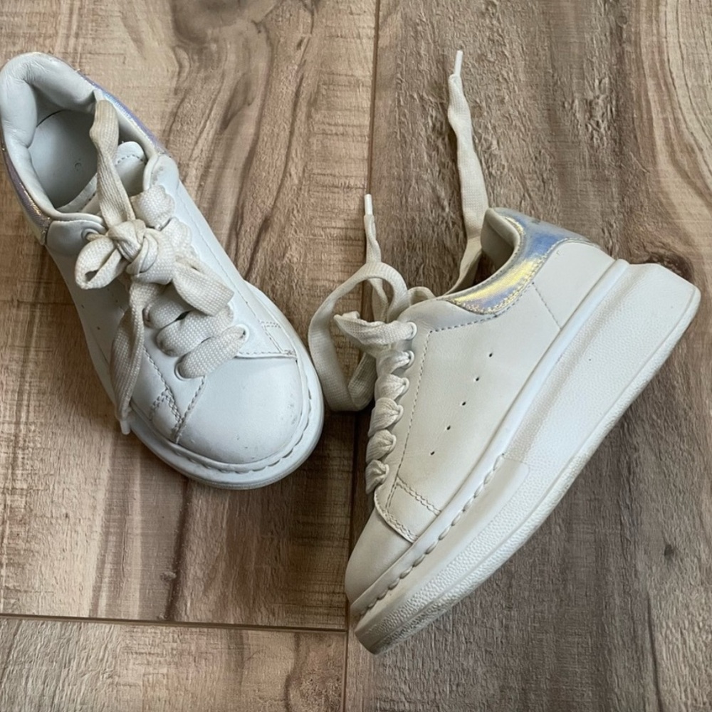 Alexander McQueen Kids White Sneakers